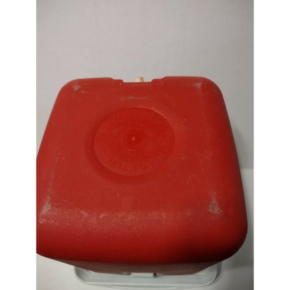 Vintage Igloo Snowflake Water Cooler Jug Ice Chest Square 1 Gallon Spout Red - Picture 6 of 9